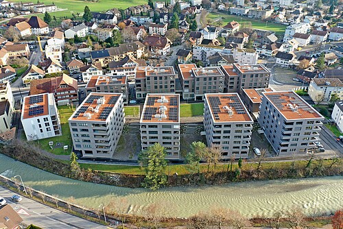 Lo sviluppo di recente realizzazione nel «Unterdorf» di Steffisburg.
