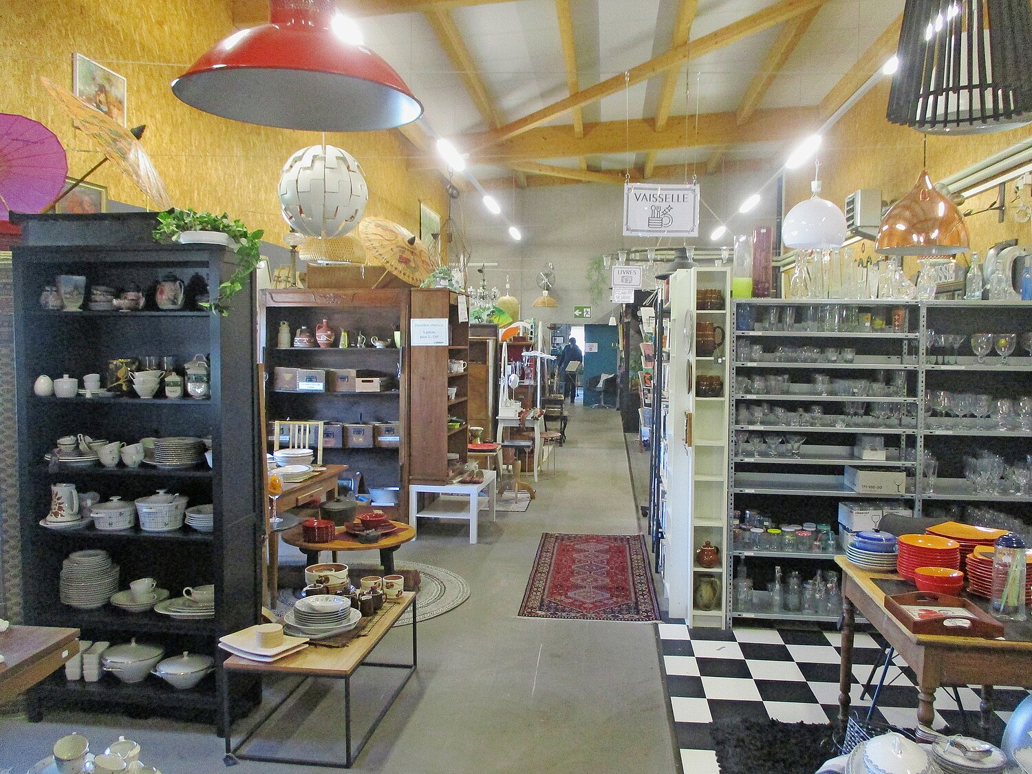 Vista della «Ressourcerie» di Yverdon.