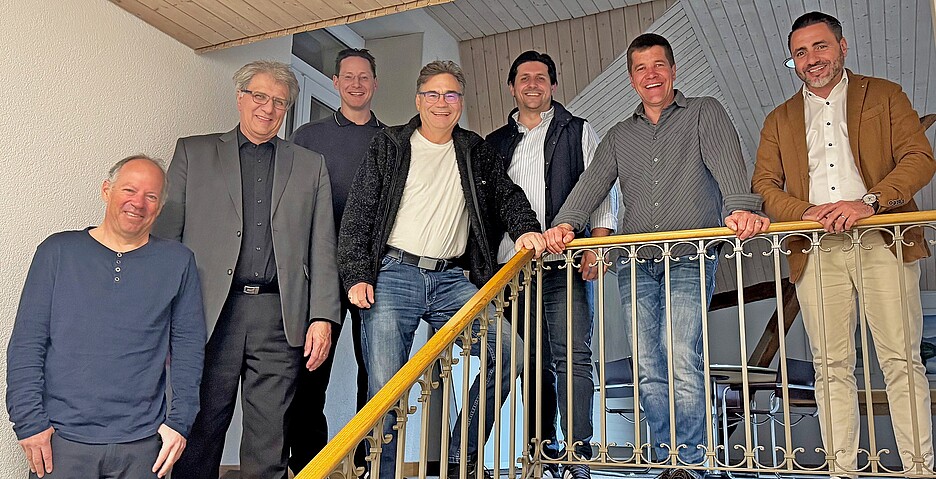 La cooperativa VERD Luterbach: Erich Herrmann, Stefan Liechti, Michael Ochsenbein, Oscar Schmid, Elhamer Cani (presidente), Philippe Studer, Luigi Fragale (da sinistra a destra).