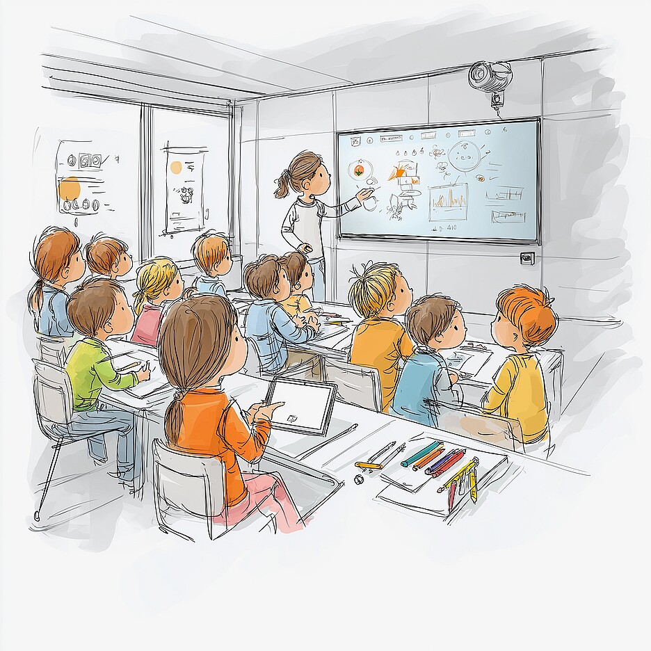 L’intelligenza artificiale sfida anche le scuole elementari.