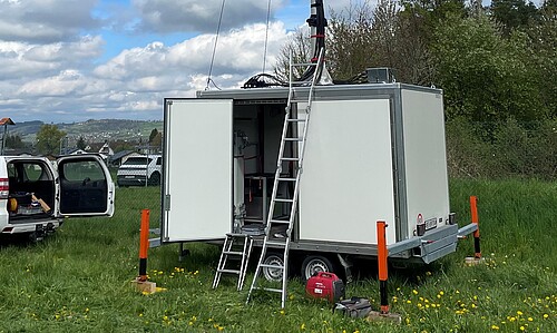 Un container per la telefonia mobile.