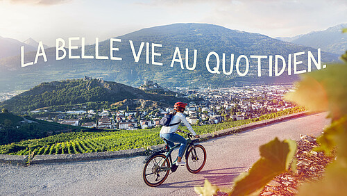 Uno degli slogan della guida «valais4you», che offre consigli a chi si trasferisce nel Vallese.