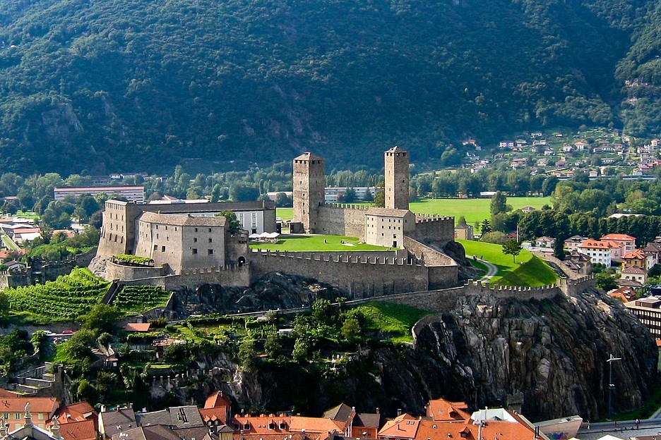 Il Castelgrande di Bellinzona.